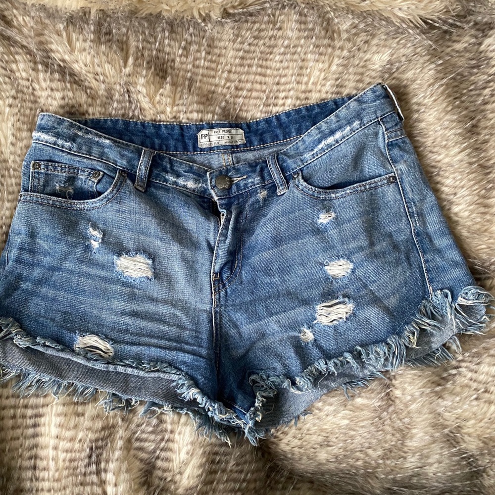Free People Denim Shorts sz 29